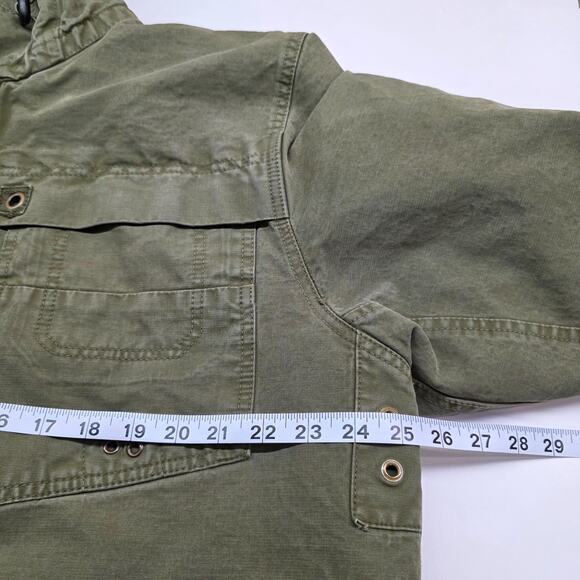 Territory Ahead Cargo Utility Jacket Men XL Outdoor Rugged Adventure Stain Read - Picture 15 of 16